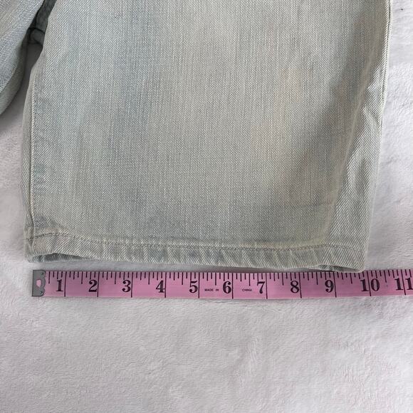 Calvin Klein jean shorts Jorts Women’s sz 29 Denim Stonewash NWT Casper Blue - Picture 5 of 9
